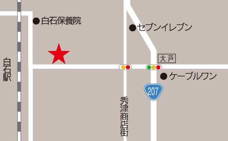 天狗寿司　地図