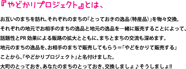 『やどかりプロジェクト』とは、