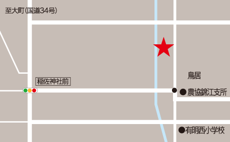 岩永豆腐店　地図